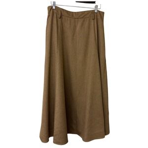 Elegant Brown Maxi Skirt